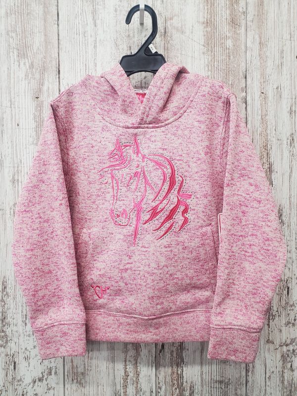 Bella Horse Speckle Fleece Hoodie-Various Color Choices!