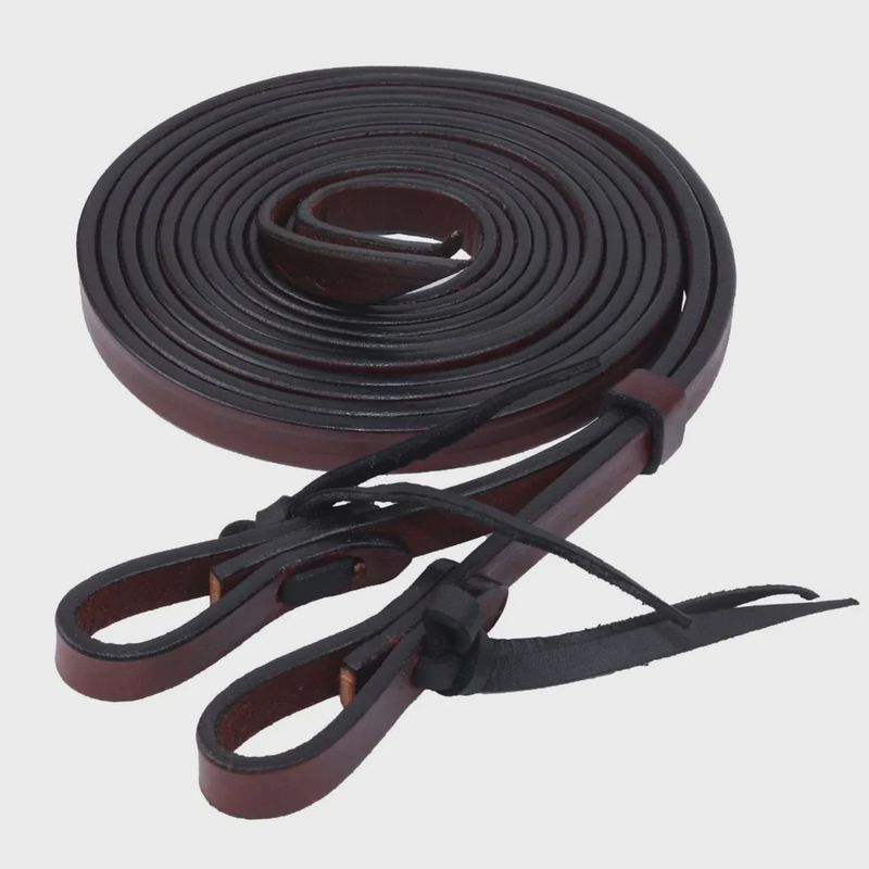 5/8&quot; X 7.5&#39; Split Reins Ties At Bit Ends