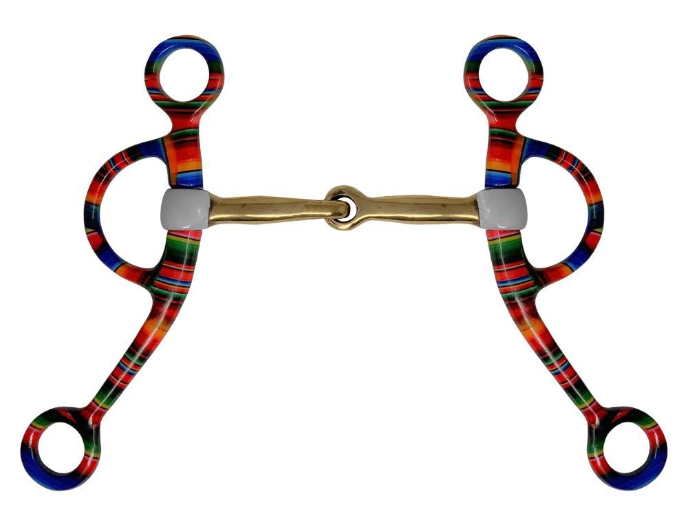 Argentine Snaffle Copper Mouth Serape