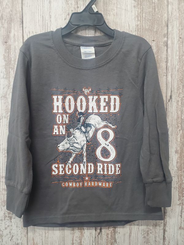 &quot;Hooked On An 8 Second Ride&quot; LS Tee