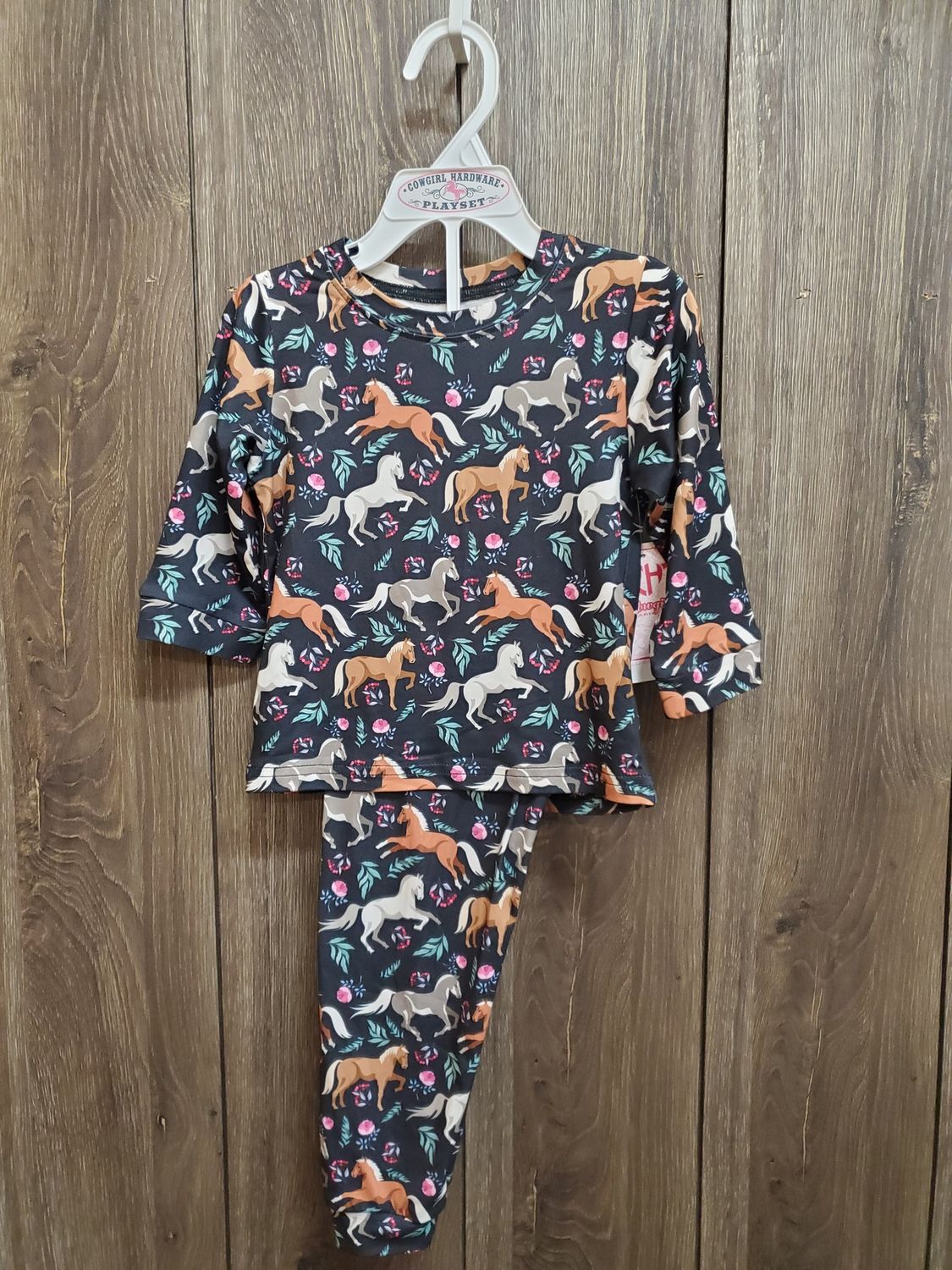 Horses &amp; Flowers Print Playset