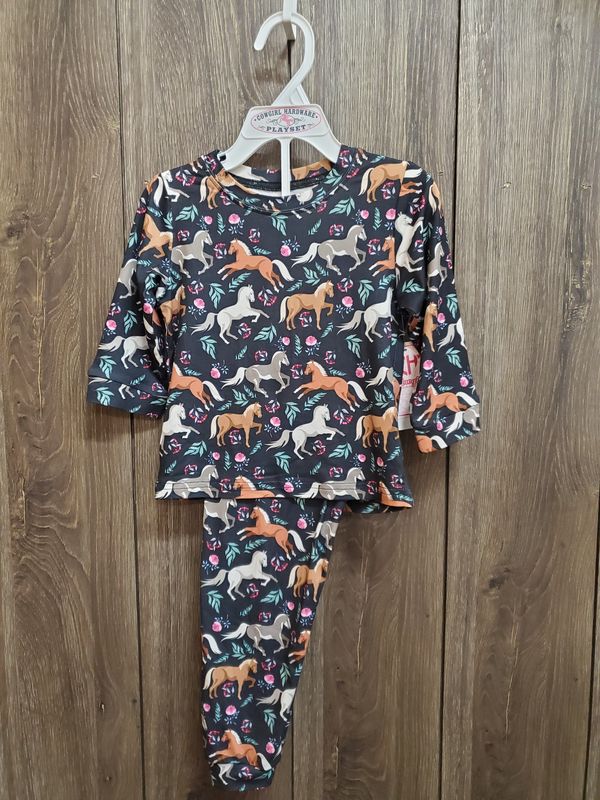 Horses &amp; Flowers Print Playset