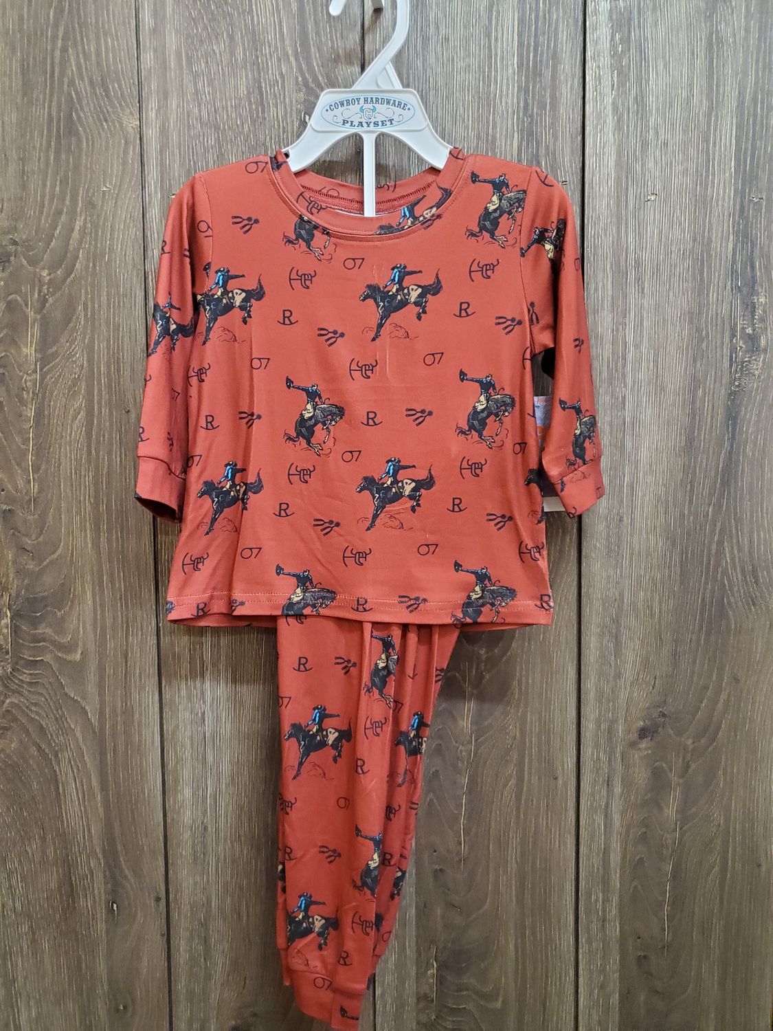 Vintage Bronc Print Playset
