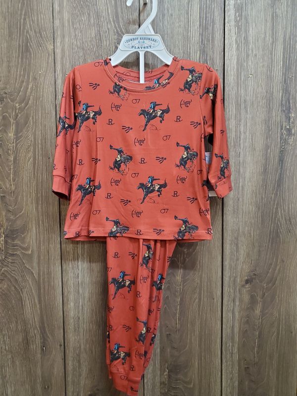 Vintage Bronc Print Playset