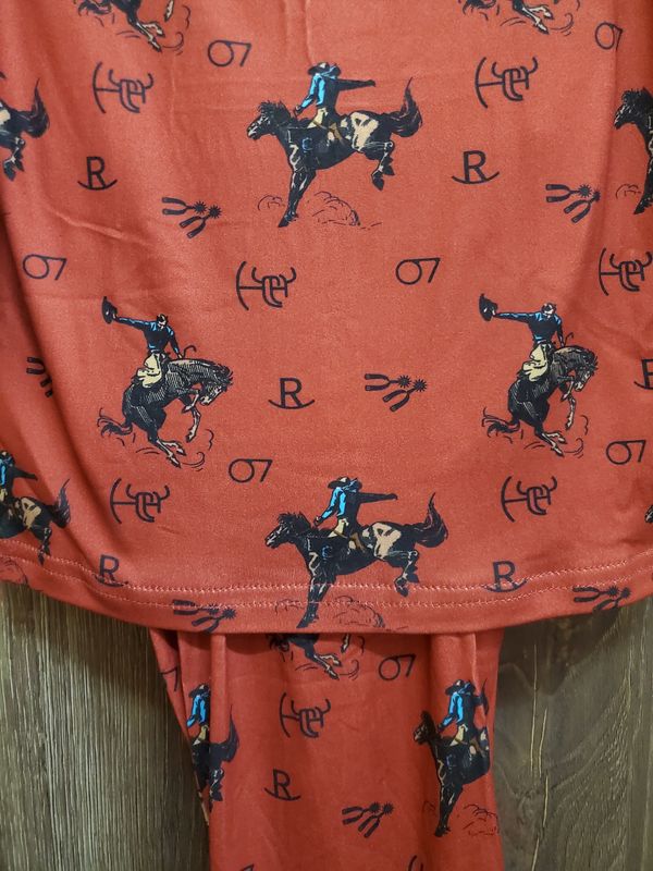 Vintage Bronc Print Playset