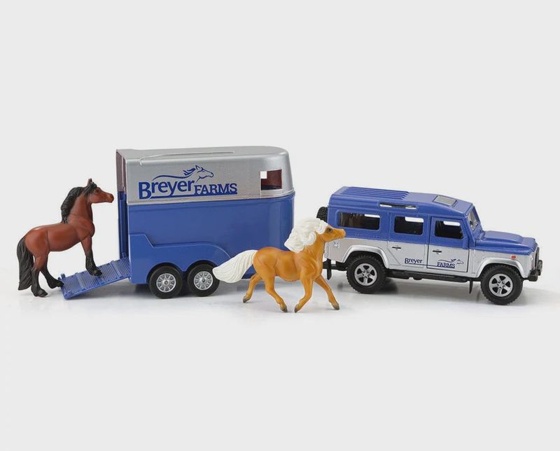 Land Rover and Tag-A-Long Horse Trailer