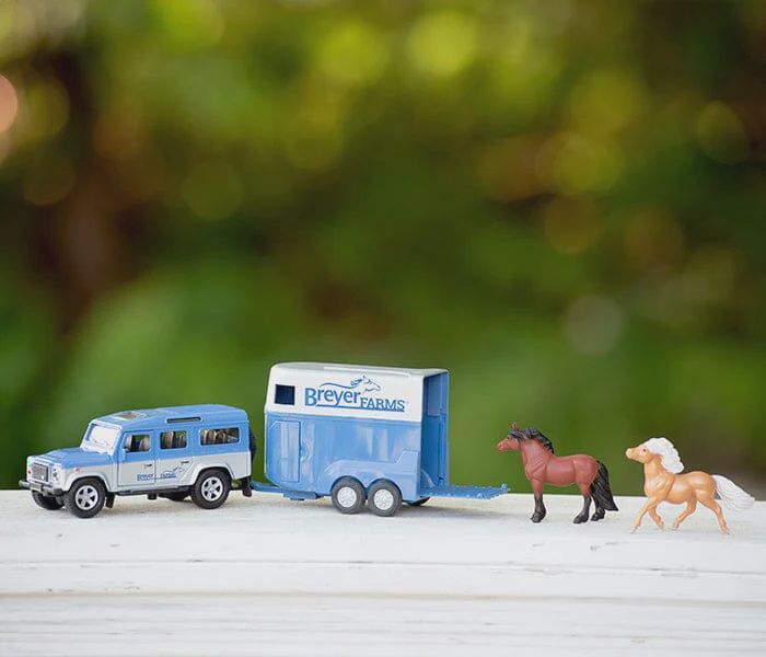 Land Rover and Tag-A-Long Horse Trailer