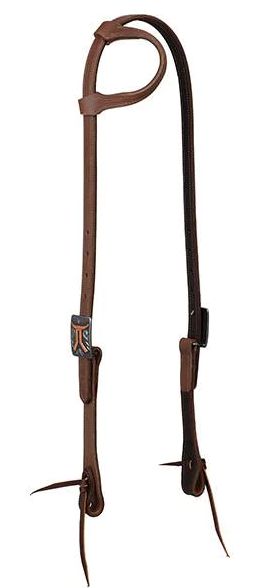 Smarty X Synergy® Latigo Lined Oil, 3/4&quot; Harness Leather Headstall