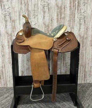 JBW Used 14.5&quot; Reg Bar Double J Barrel Saddle