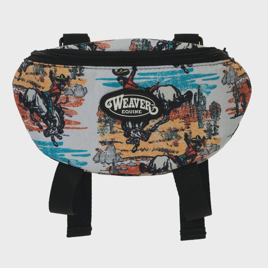 Weaver Saddle Pouch, Color: Bucking Bronc