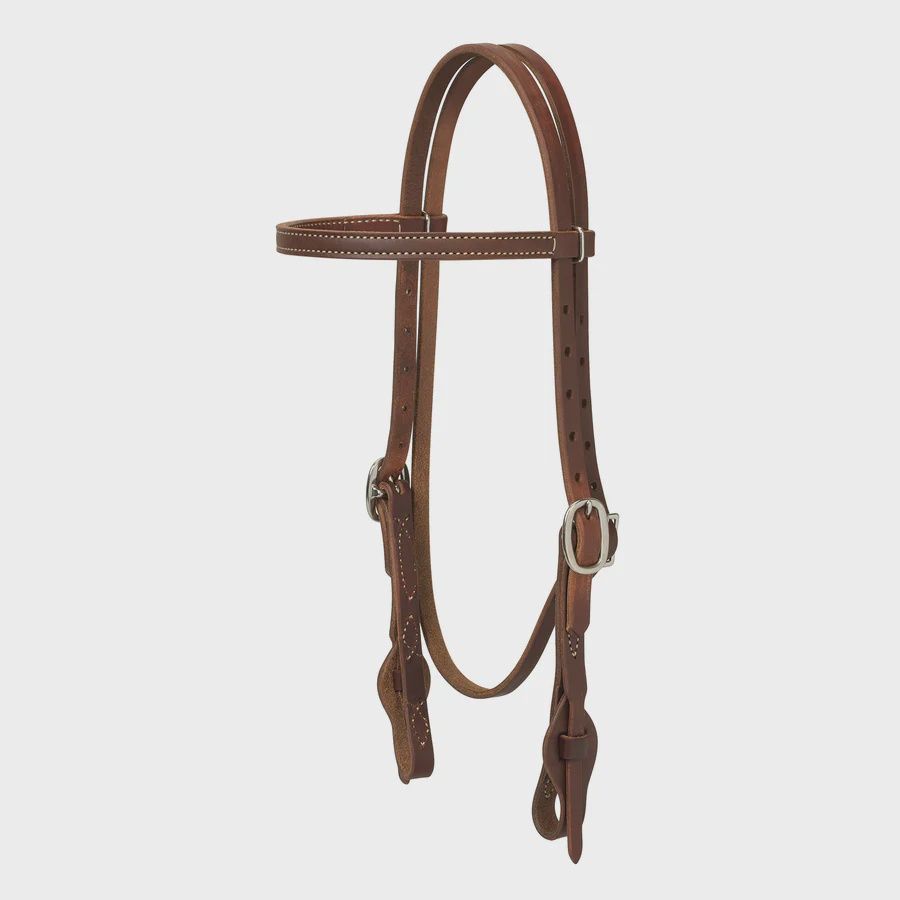 Working Tack Quick Change Single-Ply Straight Browband Headstall