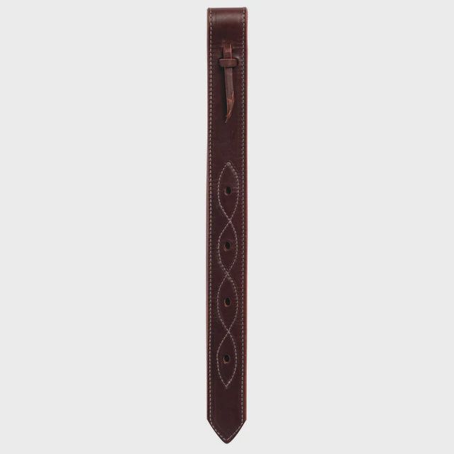 Burgundy Latigo Off Billets, Doubled and Figure 8 Stitching