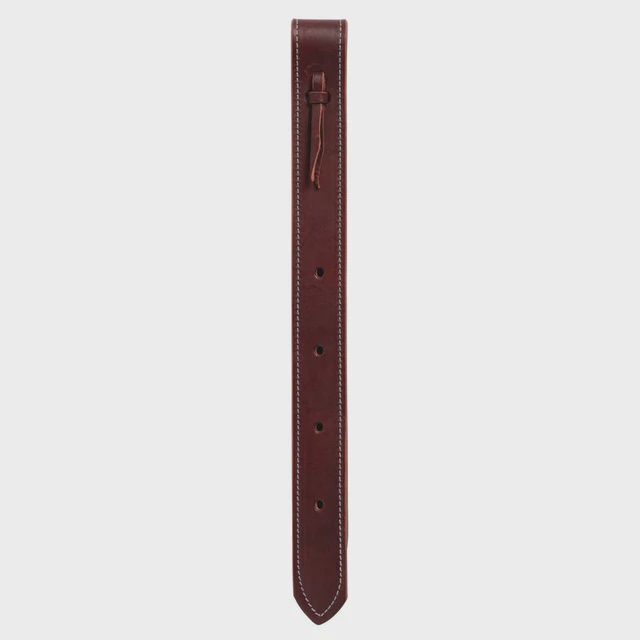 Burgundy Latigo Off Billets, Doubled and Stitched