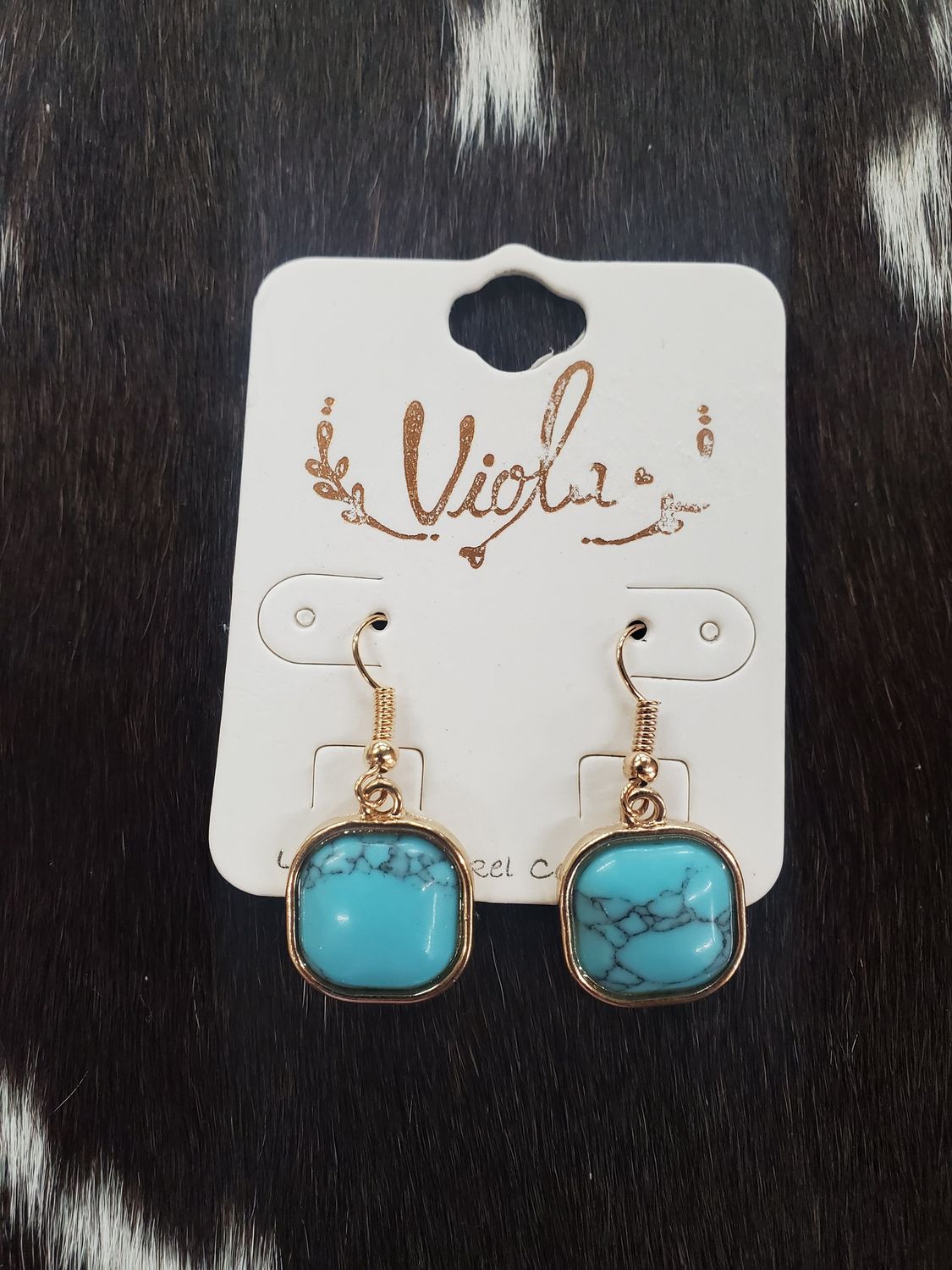 Turquoise Stone Earrings