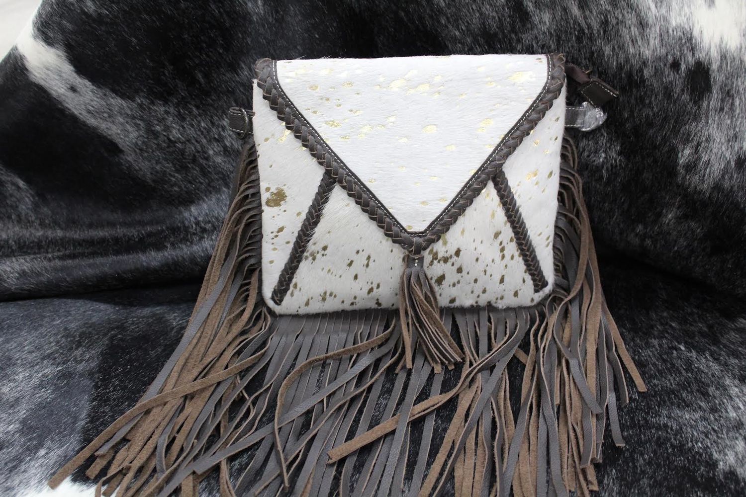 Vintage Hide Crossbody Bag