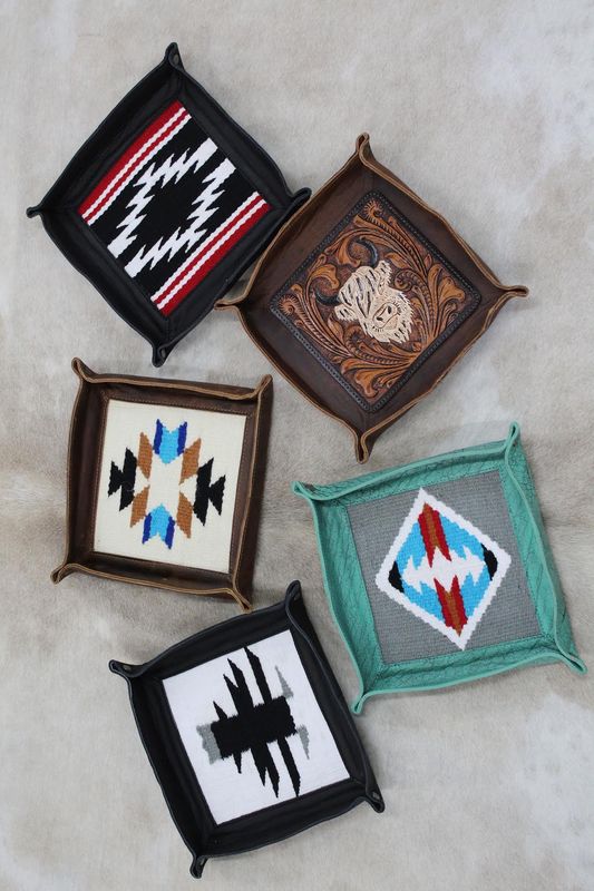 Leather Jewelry Tray-Assorted