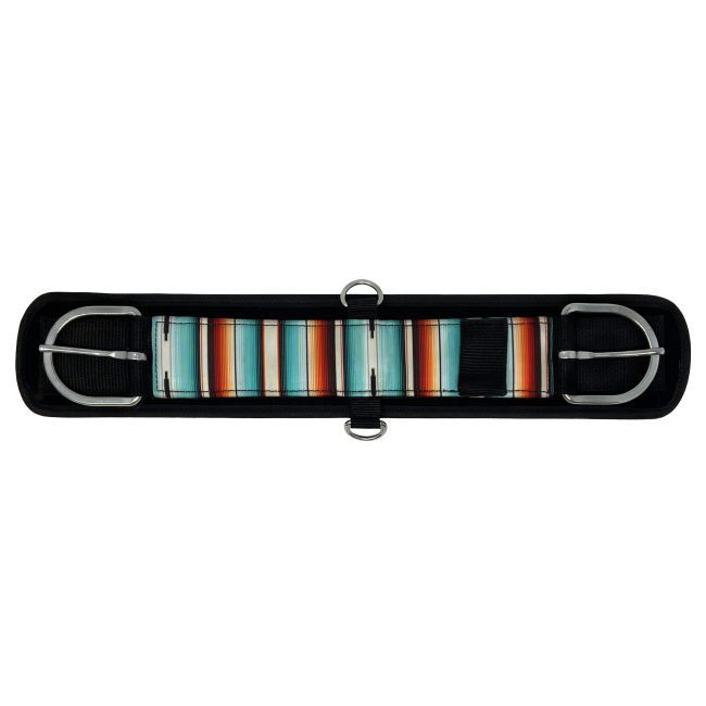 Teal Serape Pony Neoprene Cinch