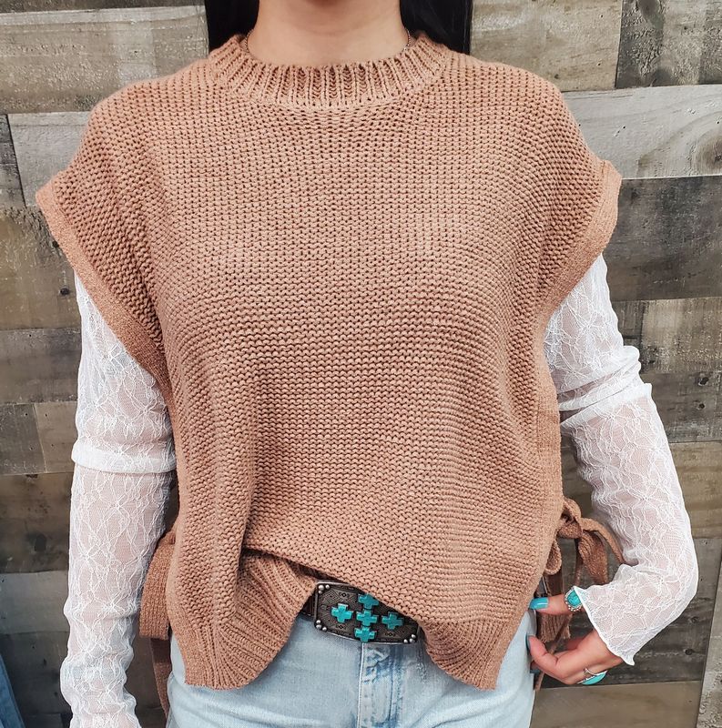 Sweater with Side Ties