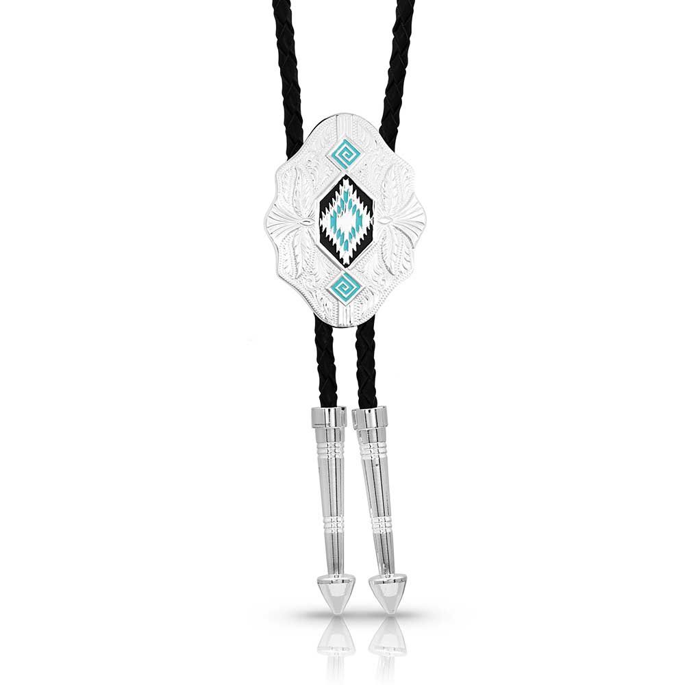 Southwest Skies Scalloped Bolo Tie
