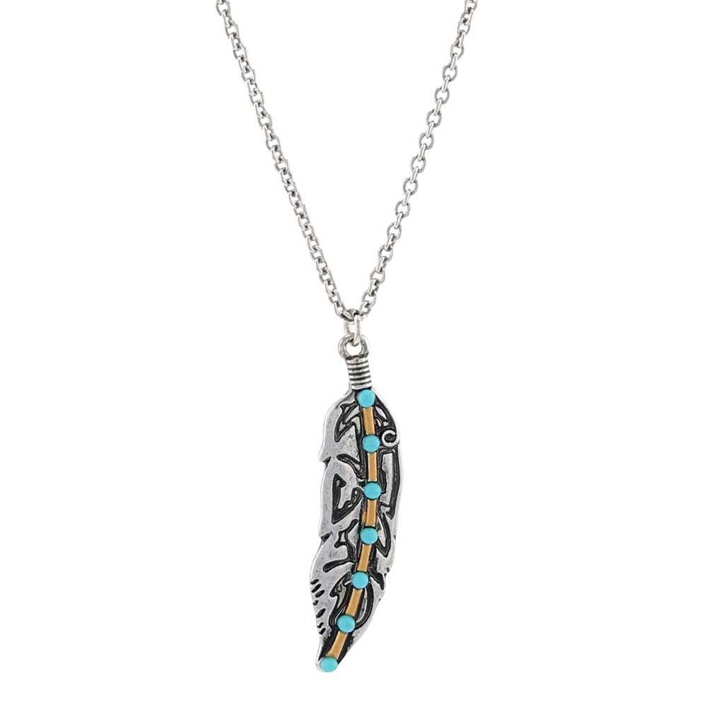 Turquoise Takeoff Attitude Necklace