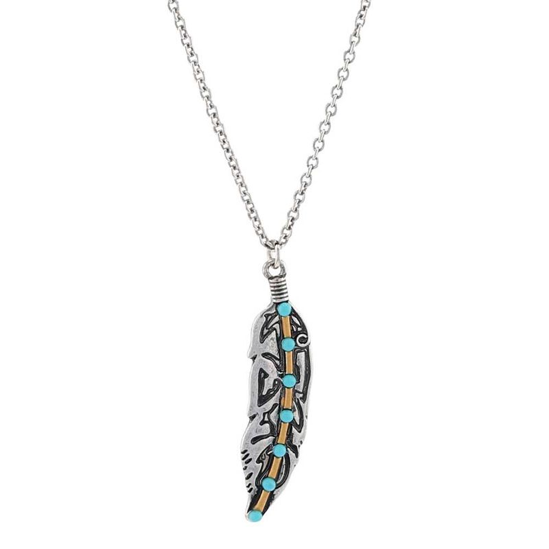 Turquoise Takeoff Attitude Necklace