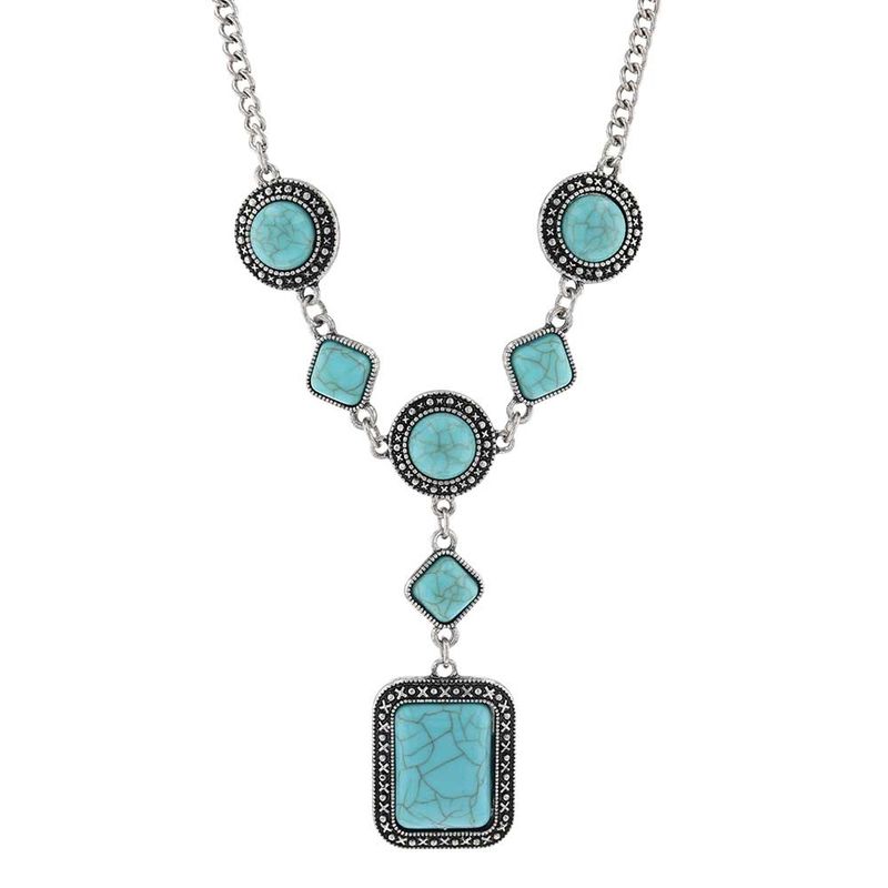 Turquoise Dimension Attitude Necklace