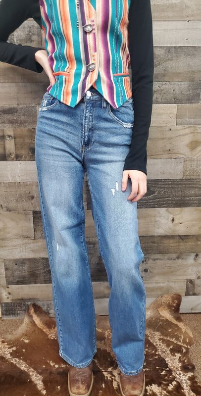 High-Rise Wide Leg Jeans