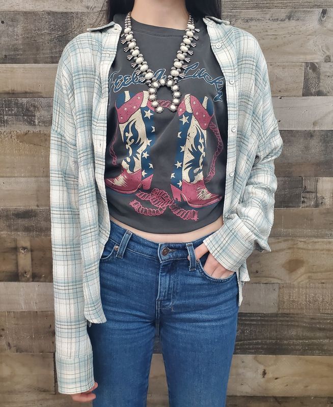 LEETONIA LS BOYFRIEND SHIRT