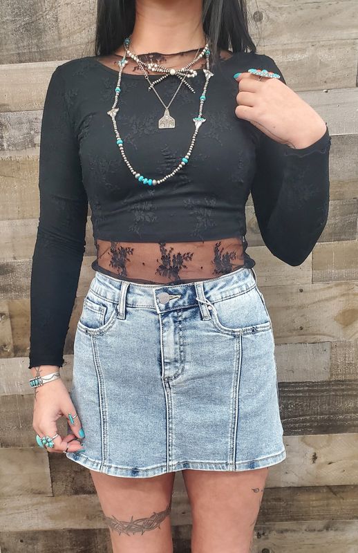 Shorts-Denim Culottes