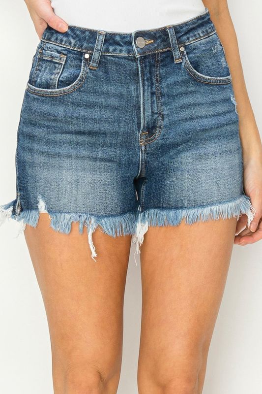 The Sophie - High Rise Side Slit Shorts