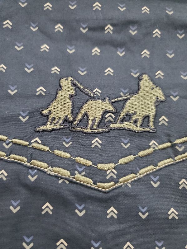 Muted Chevrons LS Snap