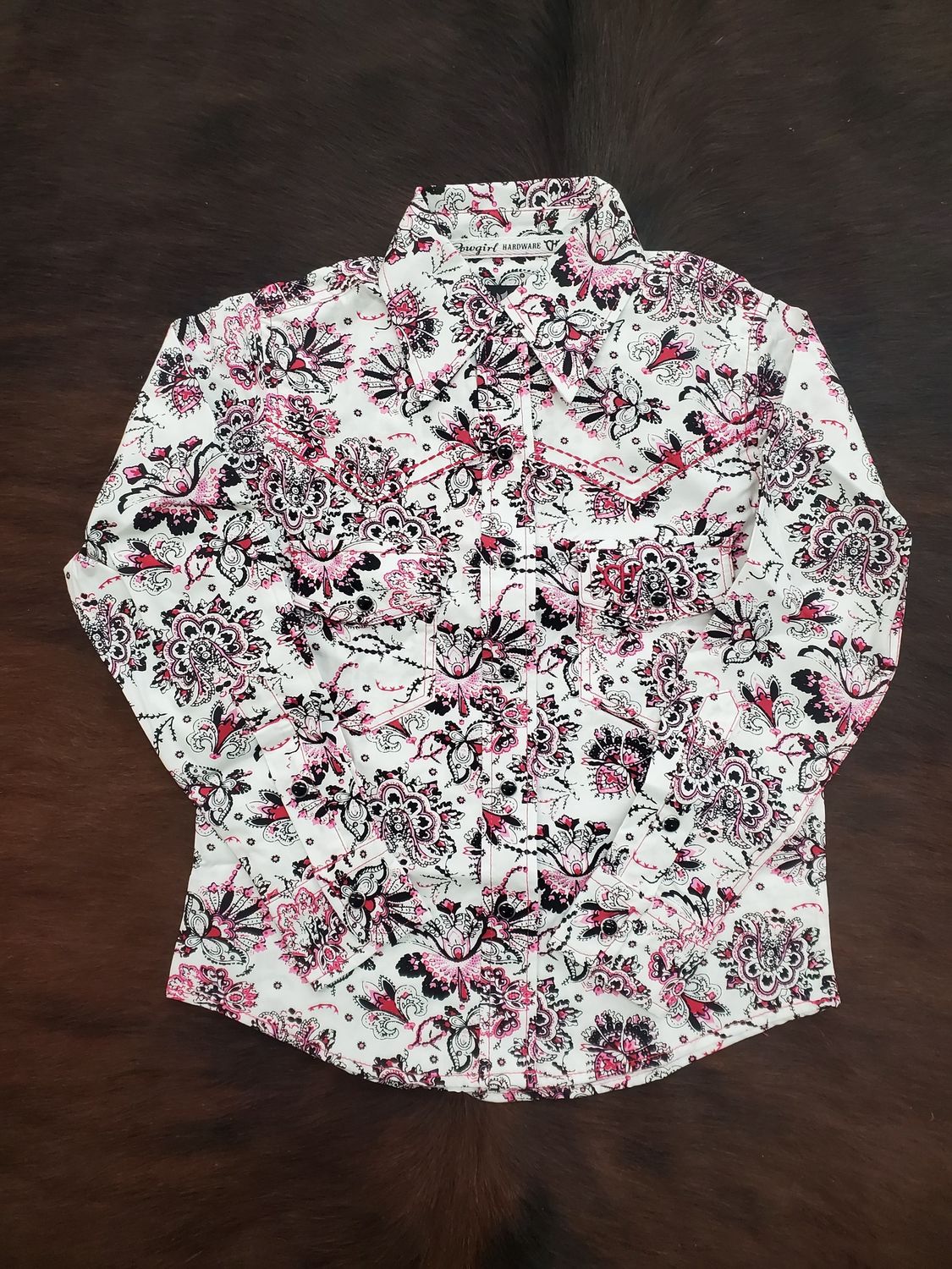 Peacock Paisley LS Print Snap