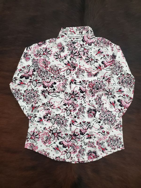Peacock Paisley LS Print Snap
