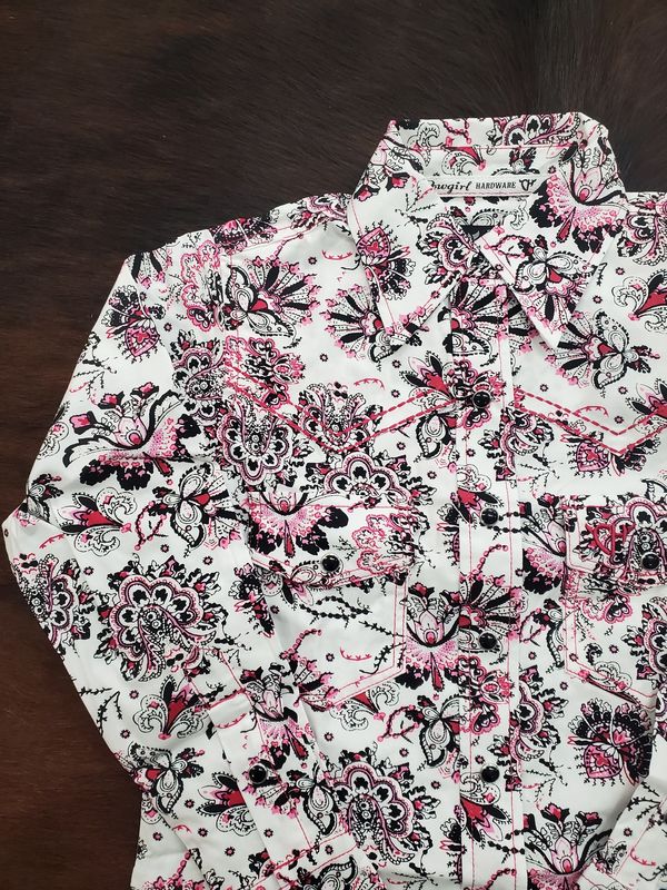 Peacock Paisley LS Print Snap