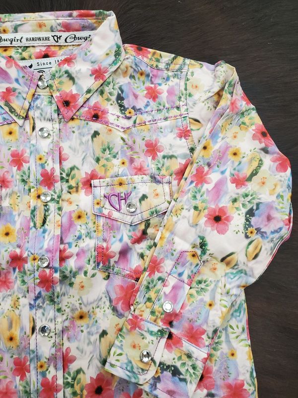 Floral Monet LS Print Snap