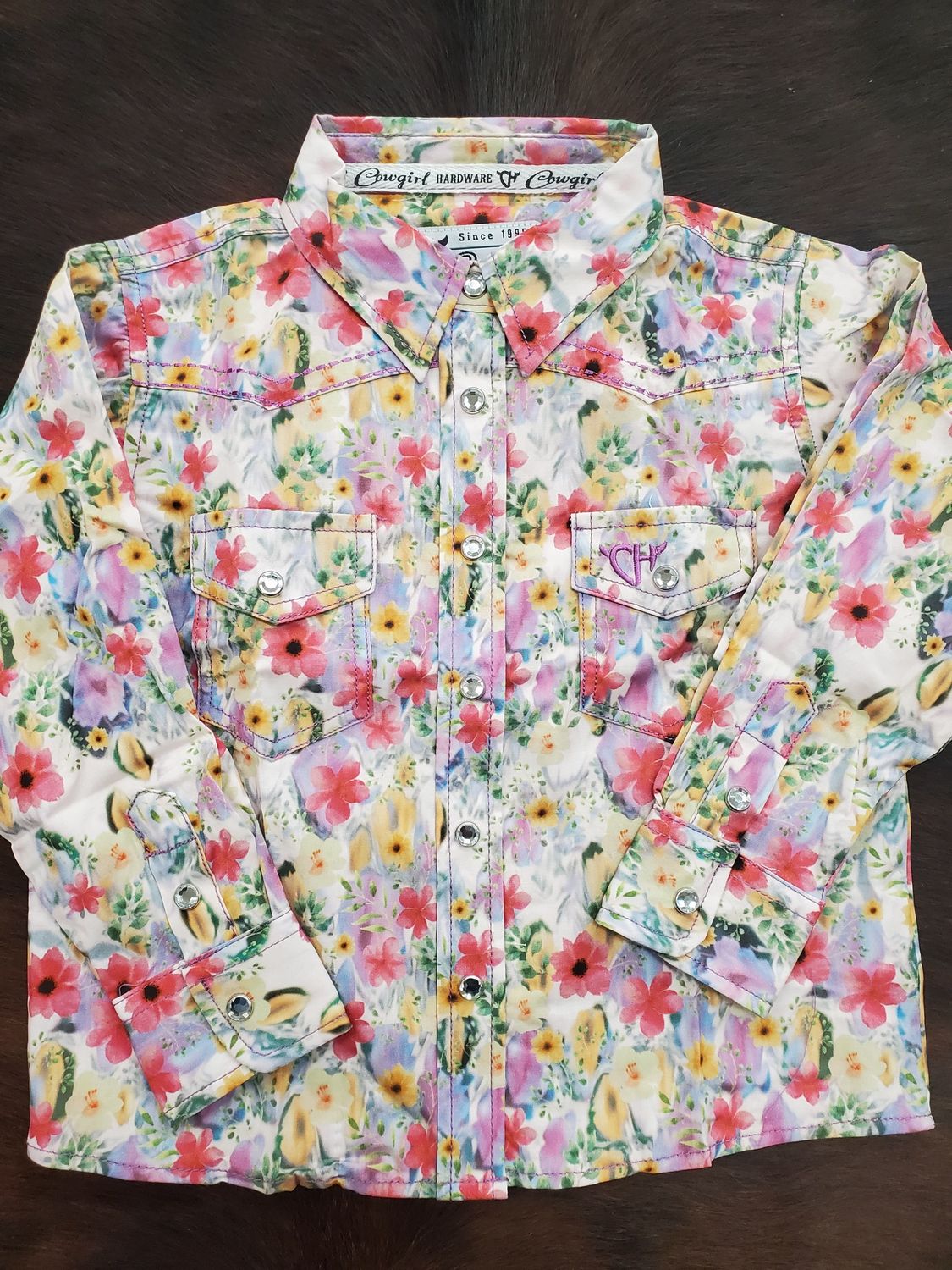 Floral Monet LS Print Snap