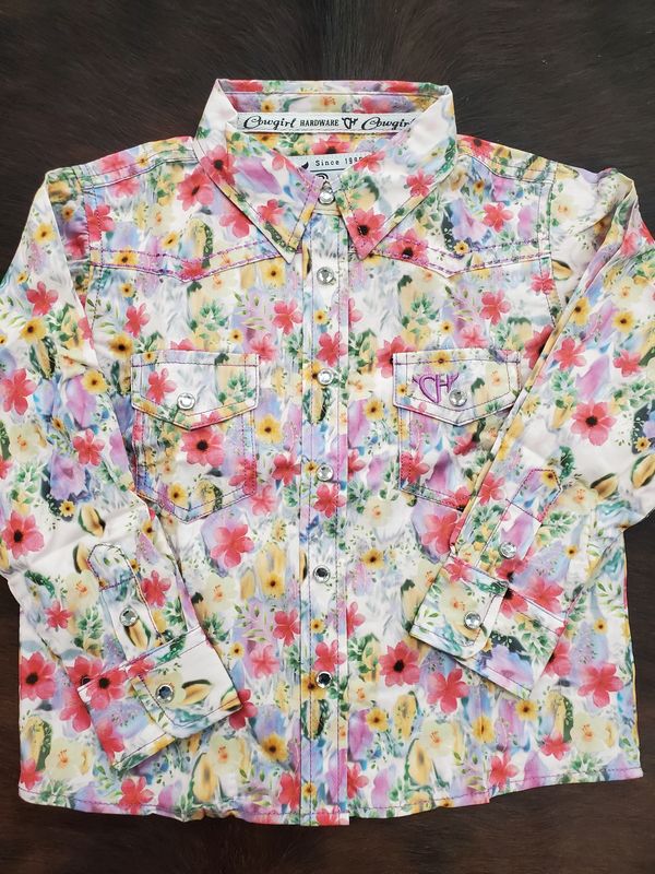 Floral Monet LS Print Snap