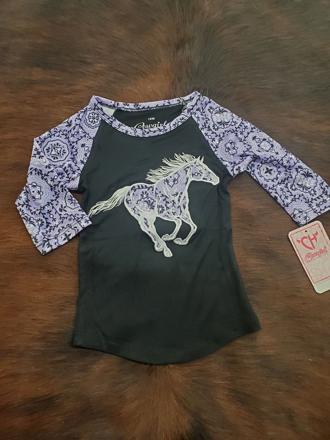 Wild Horse Raglan Tee