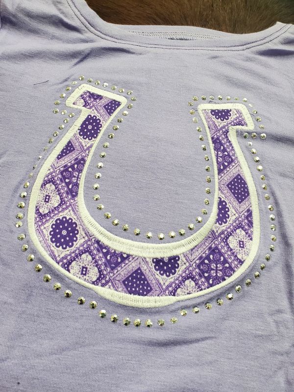 Bandana Horseshoe Crew Neck SS Tee