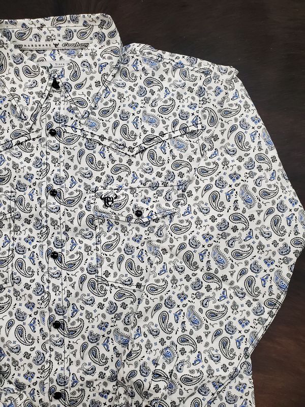 Scatter Paisley Print LS Snap