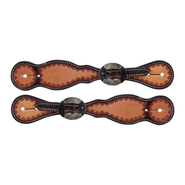 Men&#39;s Argentina Cow Leather Rough Rider Spur Strap