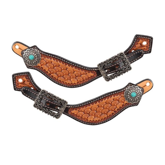 Ladies Argentina Cow Leather Regal Loop Spur Strap