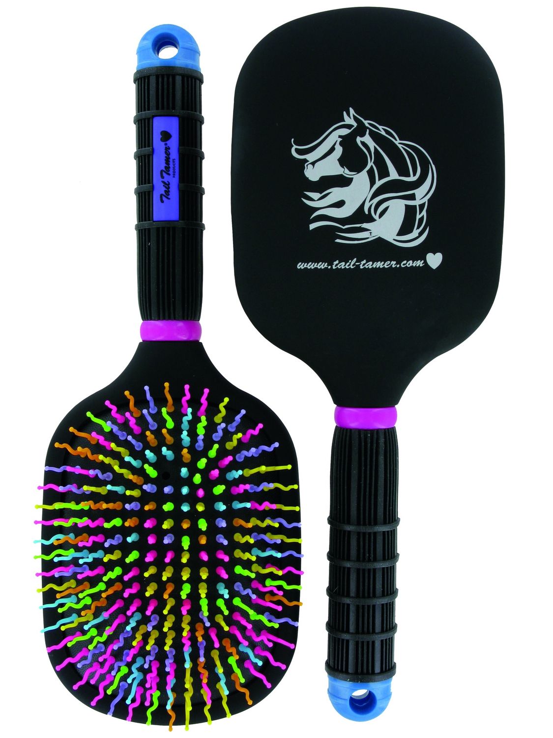 Rainbow Paddle Brush