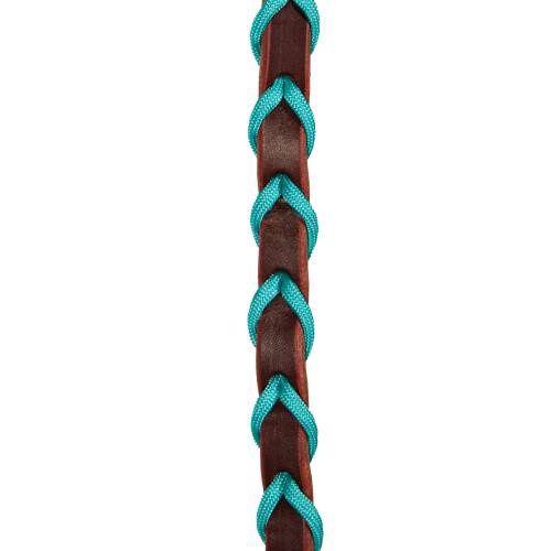 Pony 1/2" Burgundy Rein with 2 Snaps