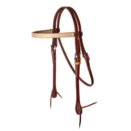 Ranch Rawhide Trimmed 5/8&quot; Browband Headstall