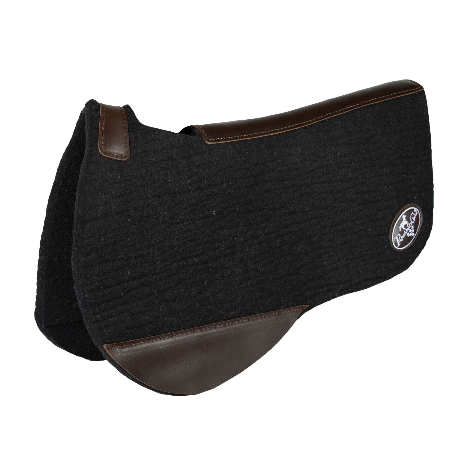 Comfort-Fit 3/4&quot; Wool Round Skirt Pad, Color: Black, Size: 31&quot;X32&quot;