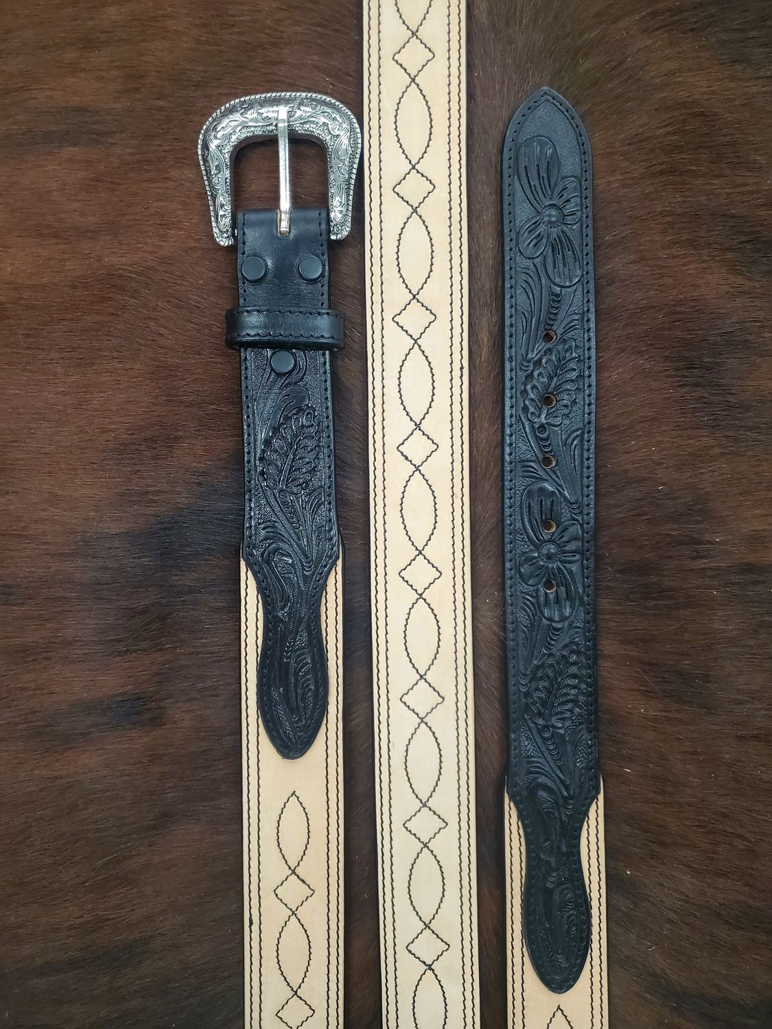 Nocona Roughout Bootstitch Belt