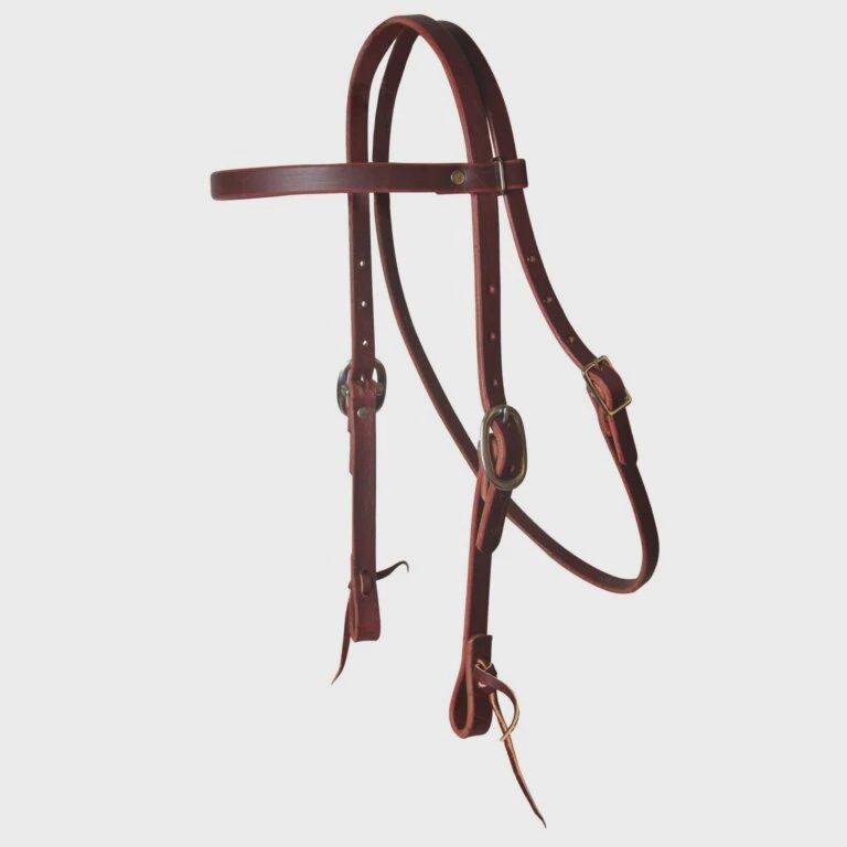 Pony Burgundy Browband Headstall