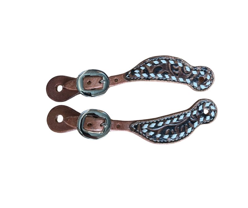 Youth Hand Laced Spur Straps