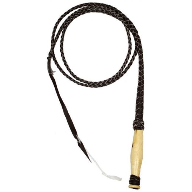10 Foot Leather Braided Bull Whip